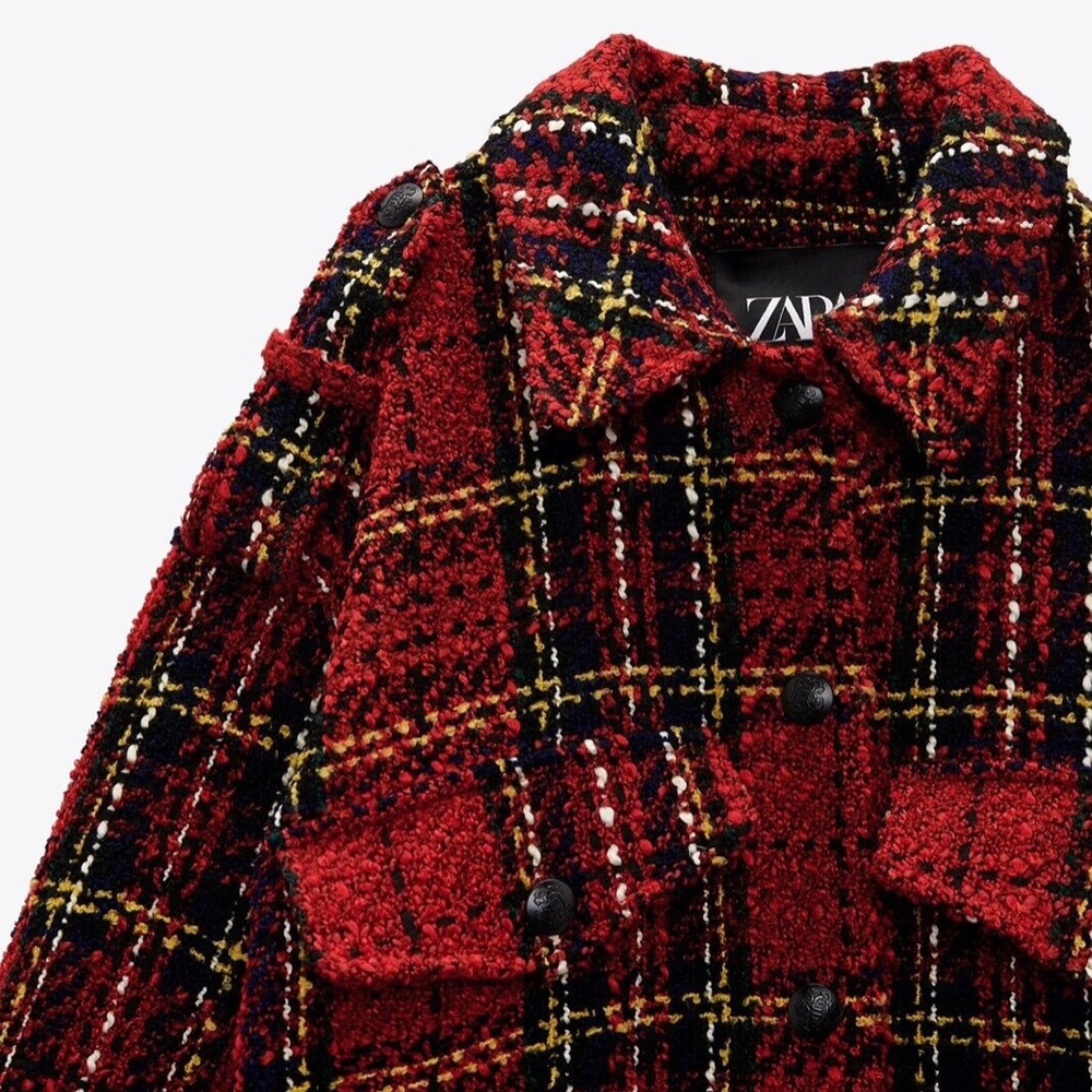 ZARA Textured Jacket - Picture 2 of 7